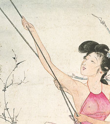 万安-胡也佛的仕女画和最知名的金瓶梅秘戏图